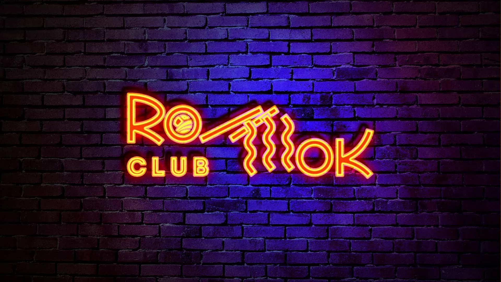 Разработка интерьерной вывески суши-бара «Roll Wok Club» в Кремёнках