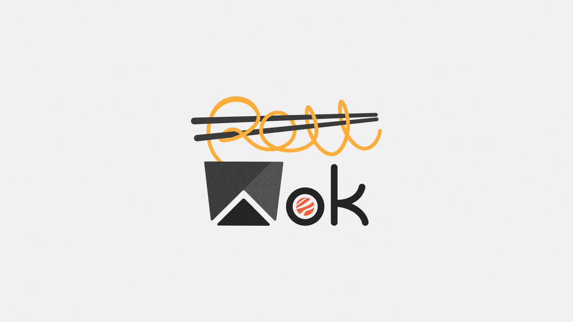 Разработка логотипа в Кремёнках для суши-бара «Roll Wok Club» Разработка логотипа в Кремёнках для суши-бара «Roll Wok Club»